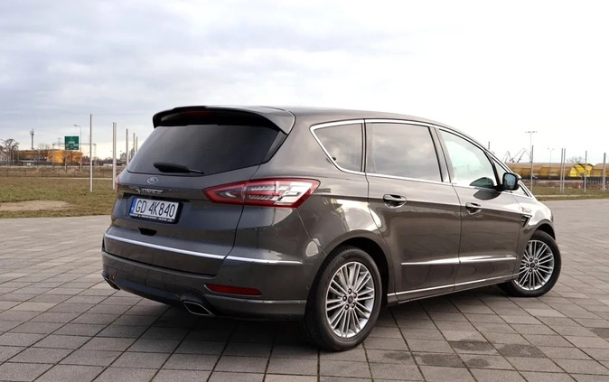 Ford S-Max cena 124230 przebieg: 168924, rok produkcji 2017 z Gdańsk małe 781